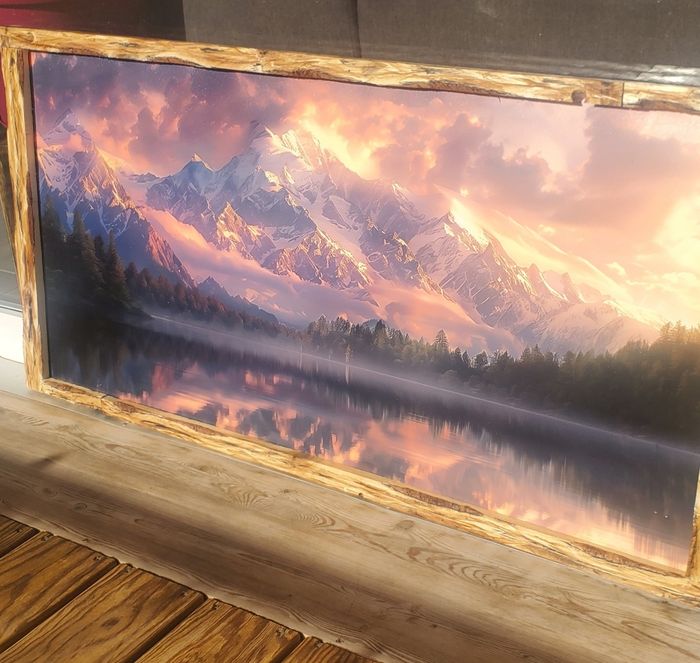 Tableau lac et montagne - photo numéro 6