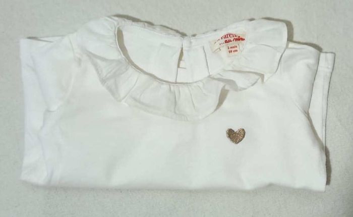 tee shirt blanc Du Pareil au Même - photo numéro 2