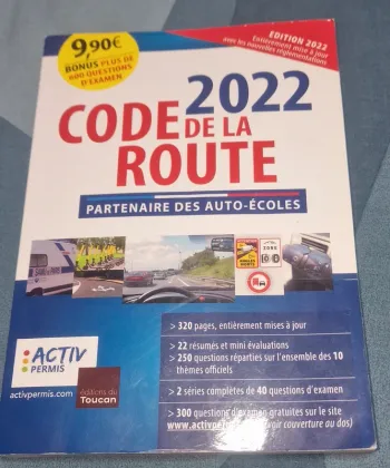 Livre code de la route 2022