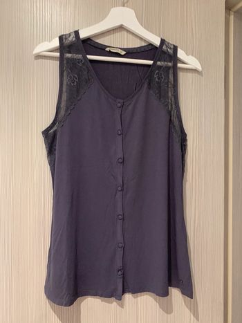 Haut manches longues bonobo taille XL violet grisé en parfait état