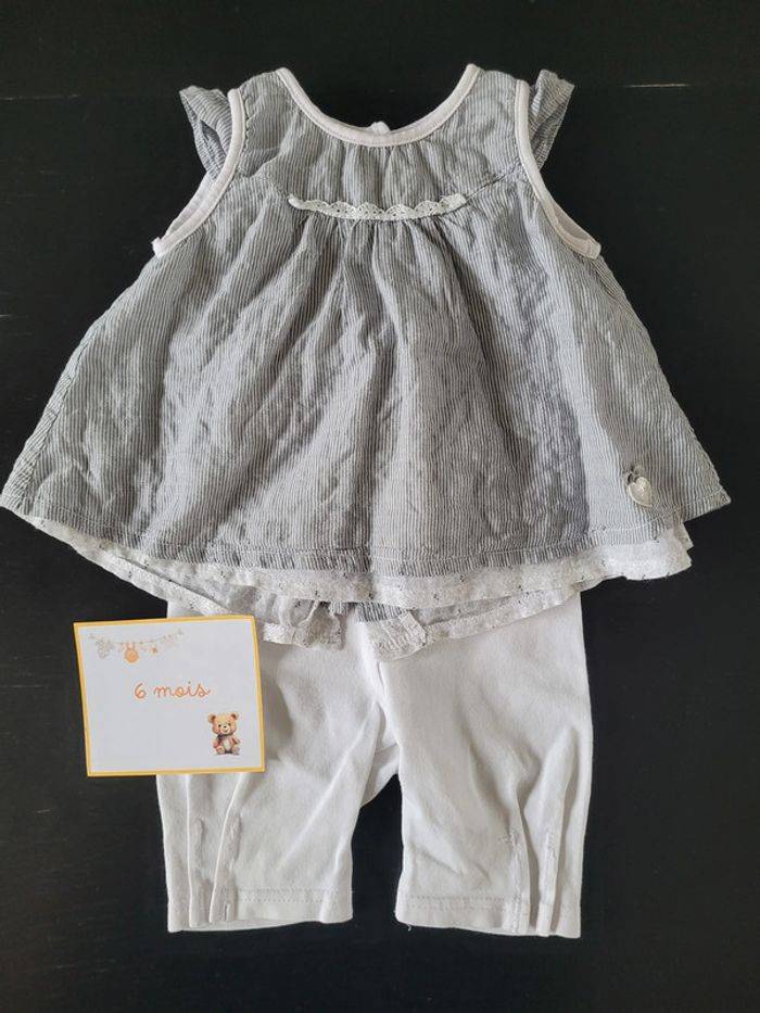 Lot ensembles été fille 6 mois - photo numéro 5