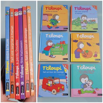 6 livres T'choupi : 14, 21 23, 24, 29 et 30