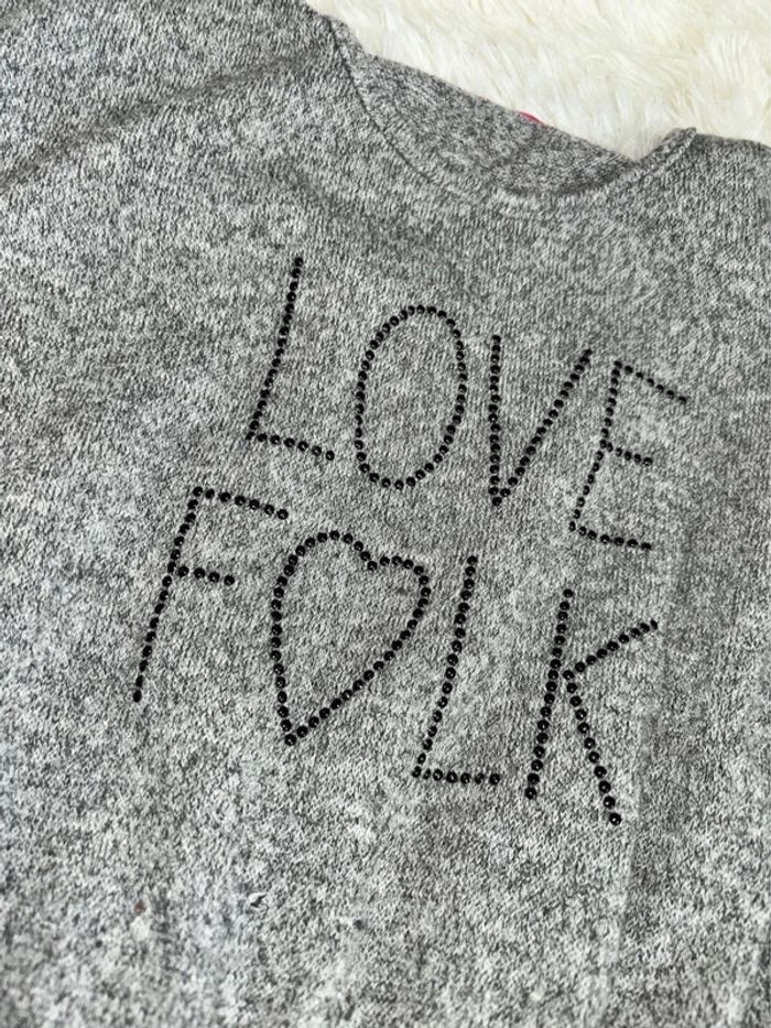 Pull gris - photo numéro 2