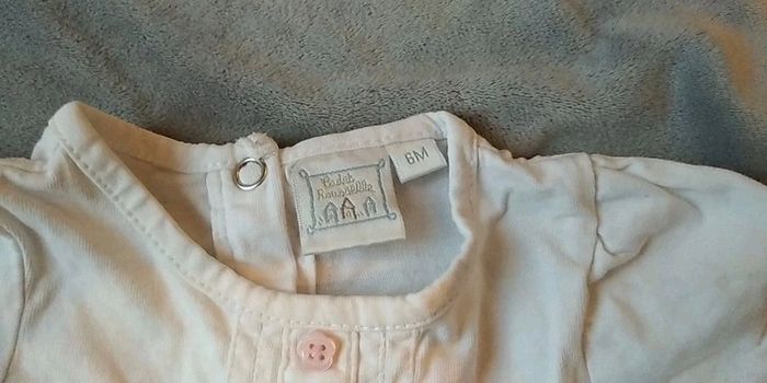 Haut Tee shirt Tunique Blouse manches courtes Fille 6 mois 100% coton Cadet Rousselle - photo numéro 5