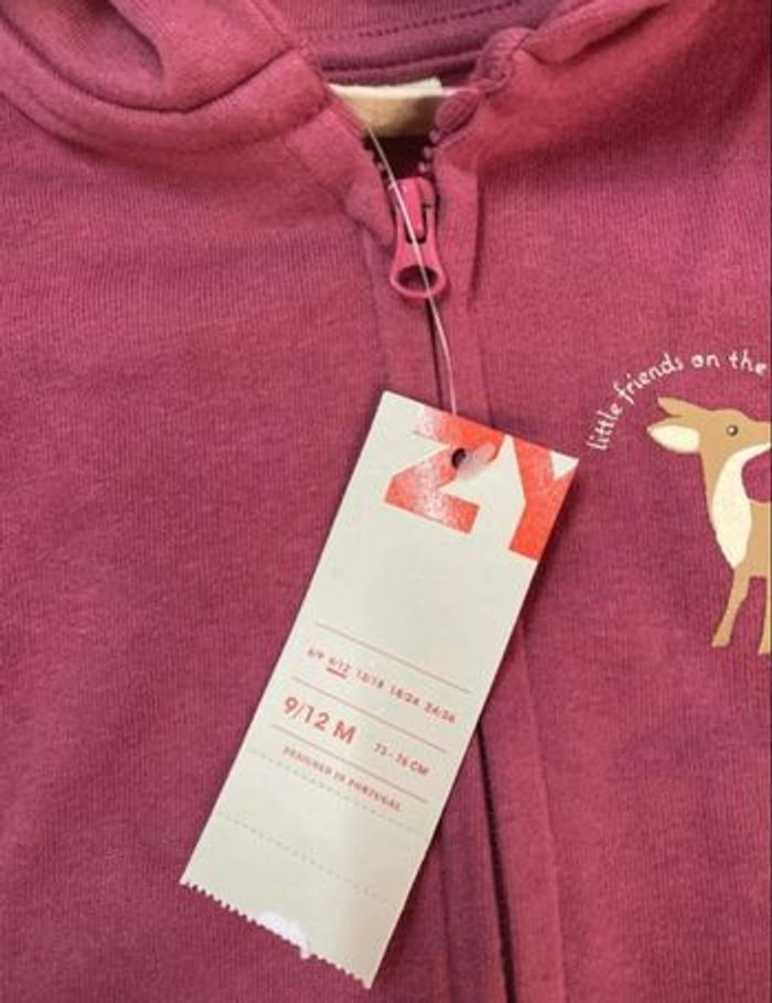 Gilet bébé fille - neuf - Zippy - Taille 9 mois - photo numéro 3