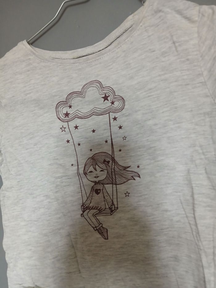 Tee-shirt fille manches longues 3ans - photo numéro 2