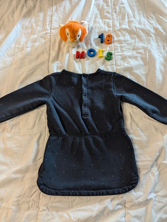 Robe bleu marine - 18 mois - photo numéro 2