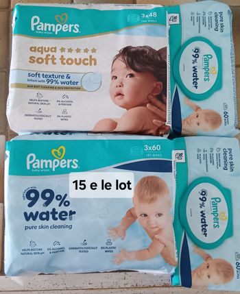 444 Lingettes Pampers 
