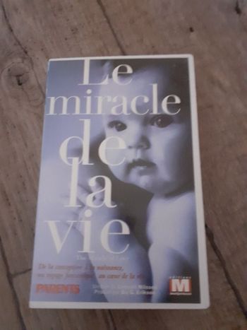 K7 vidéo "Le miracle de la vie"
