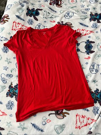 T shirt rouge Kiabi S