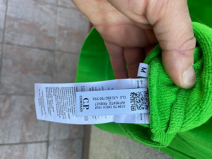 - Sweat à capuche cp company vert claire - photo numéro 4