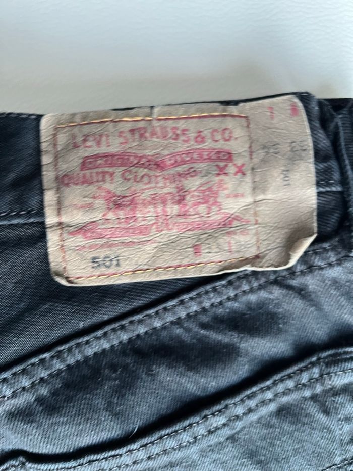 Jeans Levis 501 noir homme taille 40 - photo numéro 4
