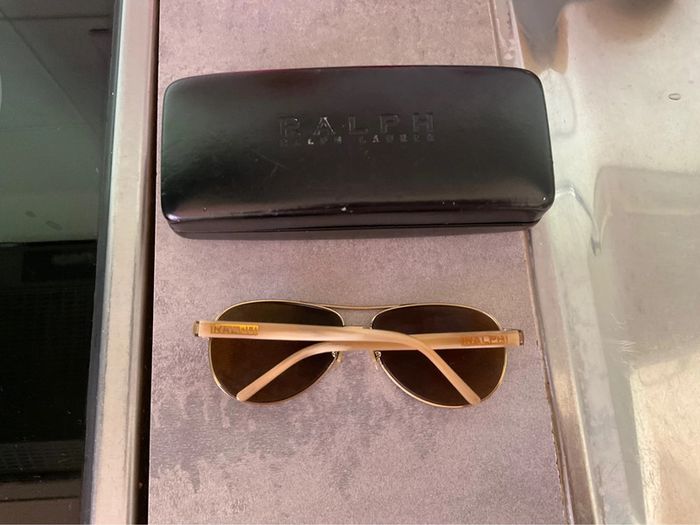Lunettes de soleil Ralph Lauren beige - photo numéro 3