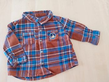 Chemise manches longues bébé garçon 9 mois DPAM