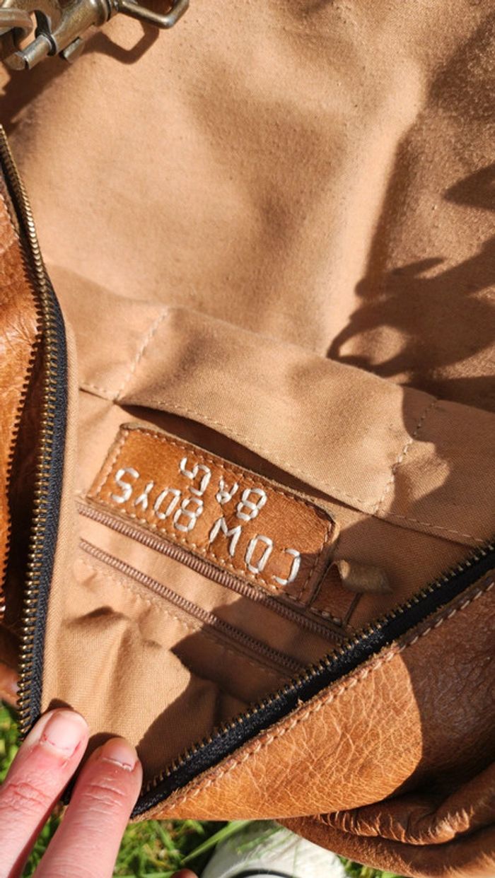 Joli sac en cuir vintage - photo numéro 9