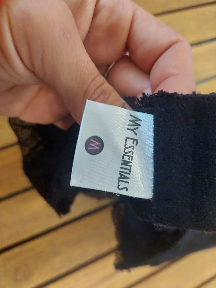 Soutien gorge noir sans armature - photo numéro 3
