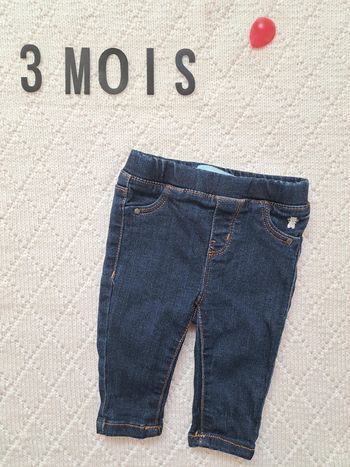 Jeans slim Obaïbi mixte 3 mois