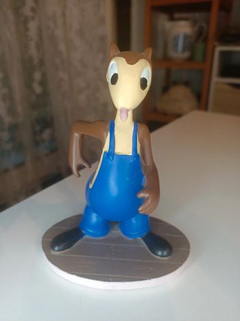Figurine looney tunes willy la belette en résine (édition atlas)