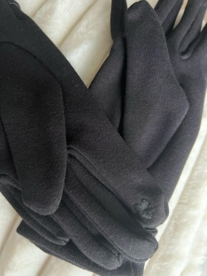 Gant noir élégant femme taille s - photo numéro 6