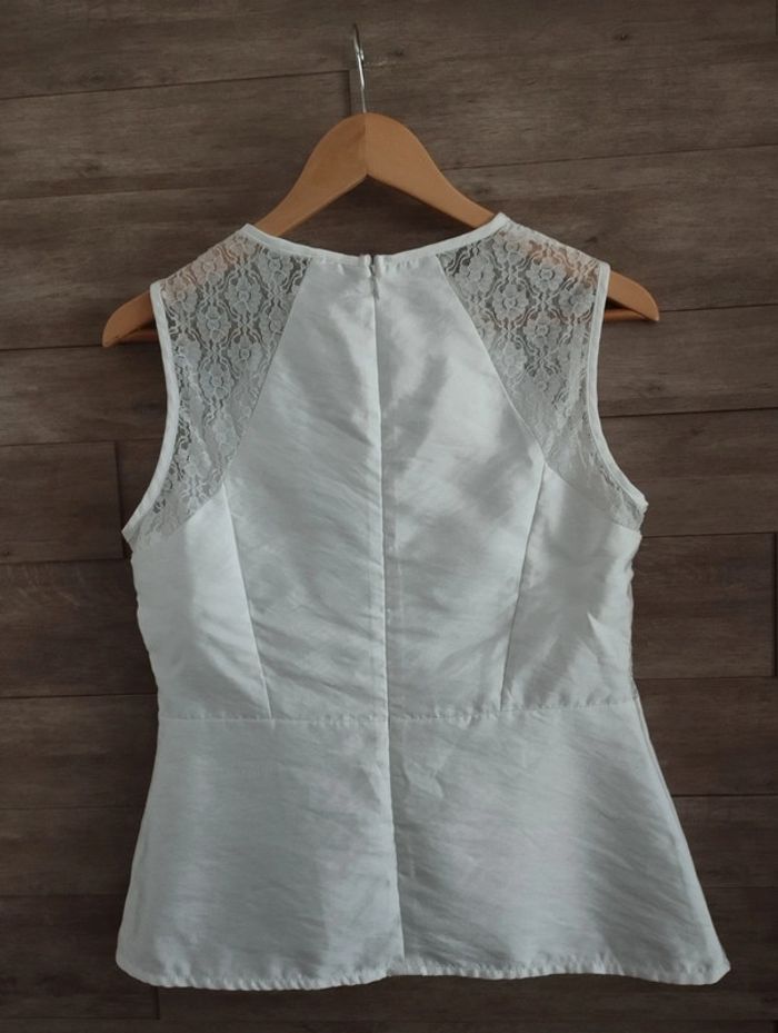 Blouse Sienna Si écru dentelle TXL - photo numéro 3