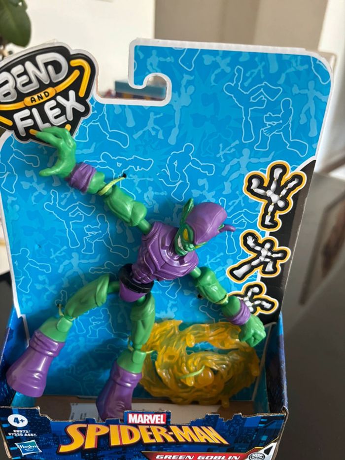 Figurine Bouffon Vert Bend & Flex 15 cm Spiderman