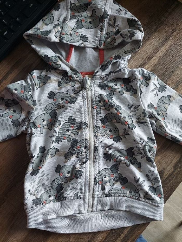 Sweat 9mois gilet a capuche