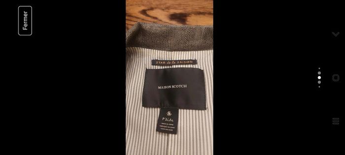 Blazer Maison Scotch p'tite taille 34/36 - photo numéro 7