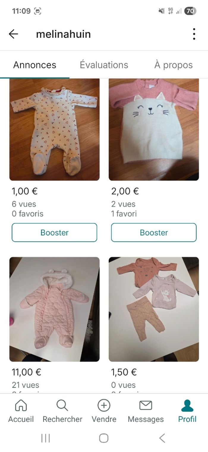 Gros lot 1 a 6 mois - photo numéro 8