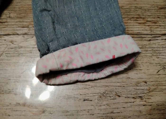 Joli pantalon en lin fille 3 mois - photo numéro 3