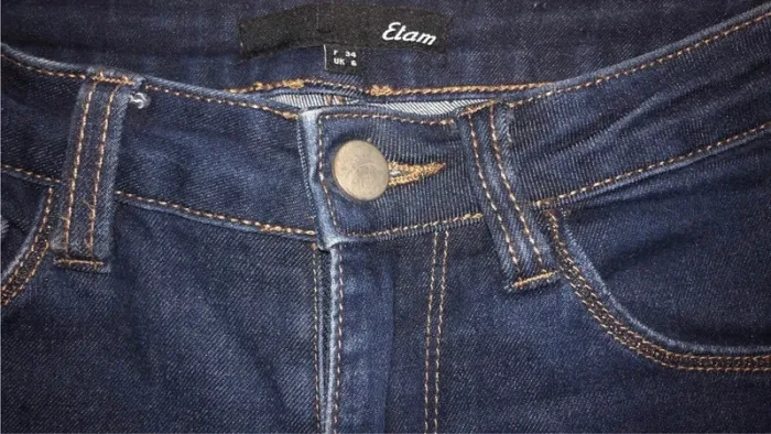 Jeans slim bleu Etam 34 - photo numéro 2