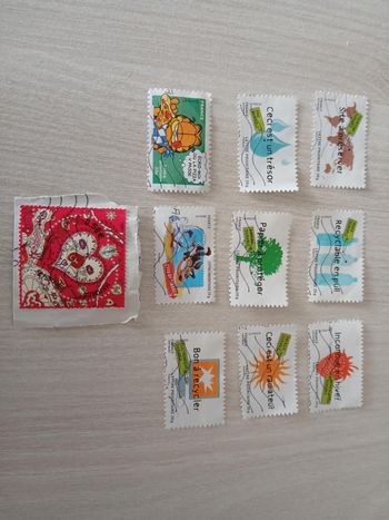 Lot de timbres