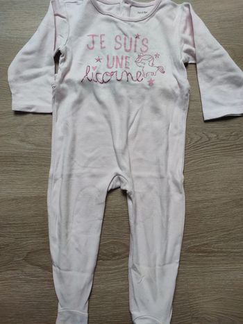 Grenouillere fille 2 ans