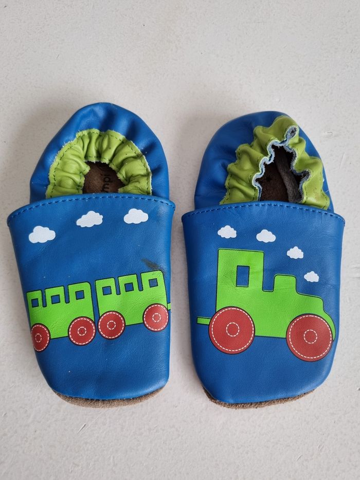 Chaussons en cuir taille 24 Impidimpi