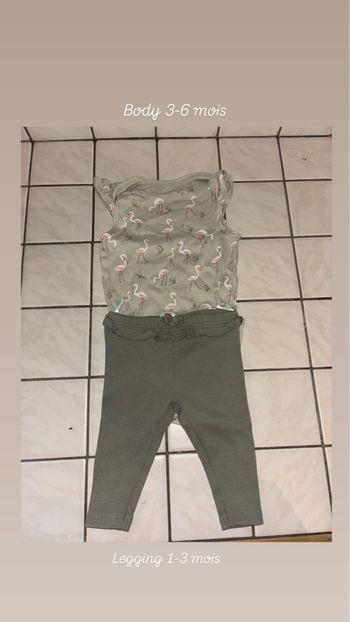 Ensemble été avec flamand rose