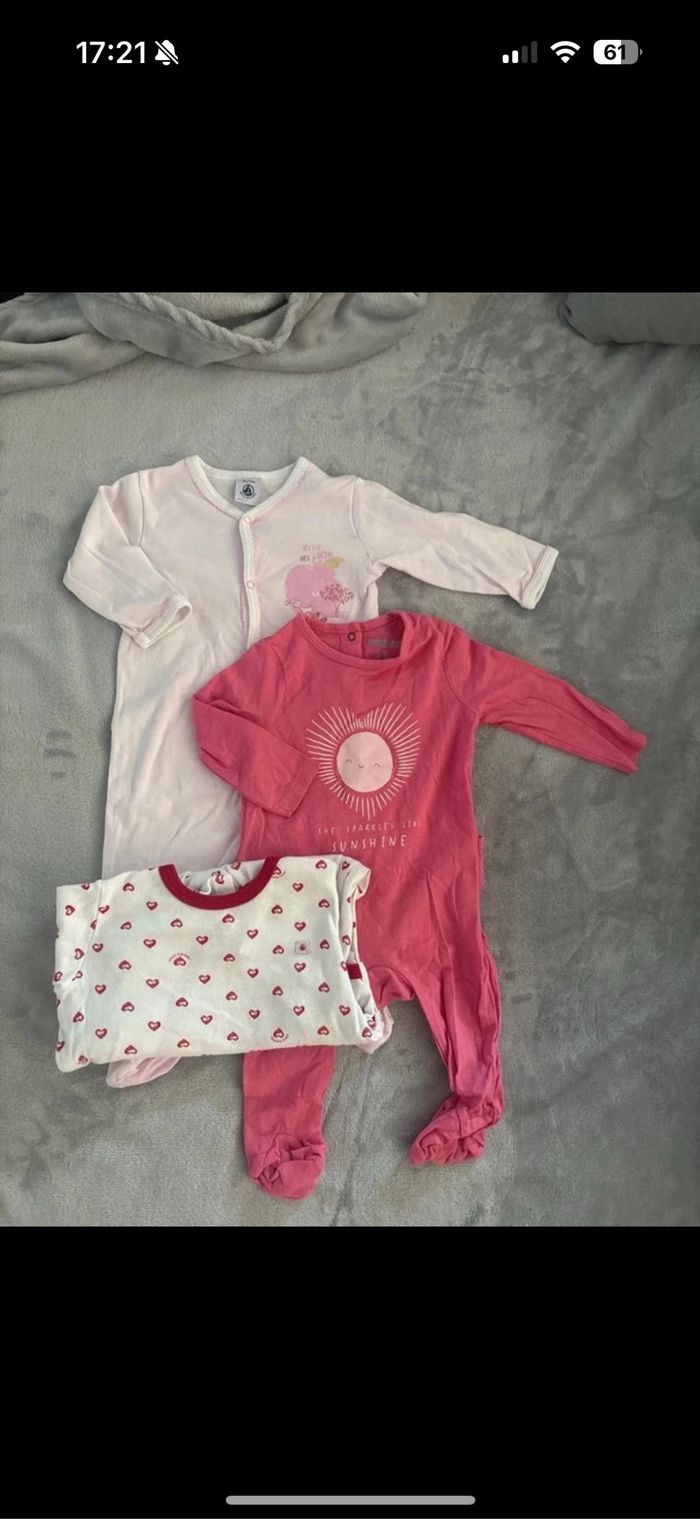 3 pyjamas 9 mois