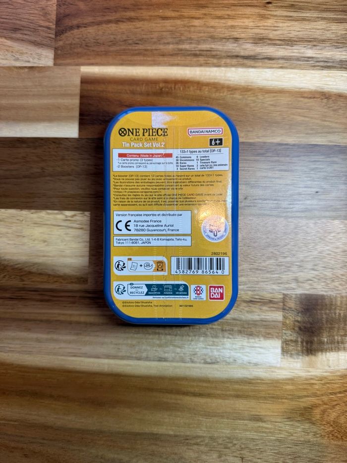 Duo tin one piece op-13 FR - Lot 24 cartes et 2 cartes promo - photo numéro 4