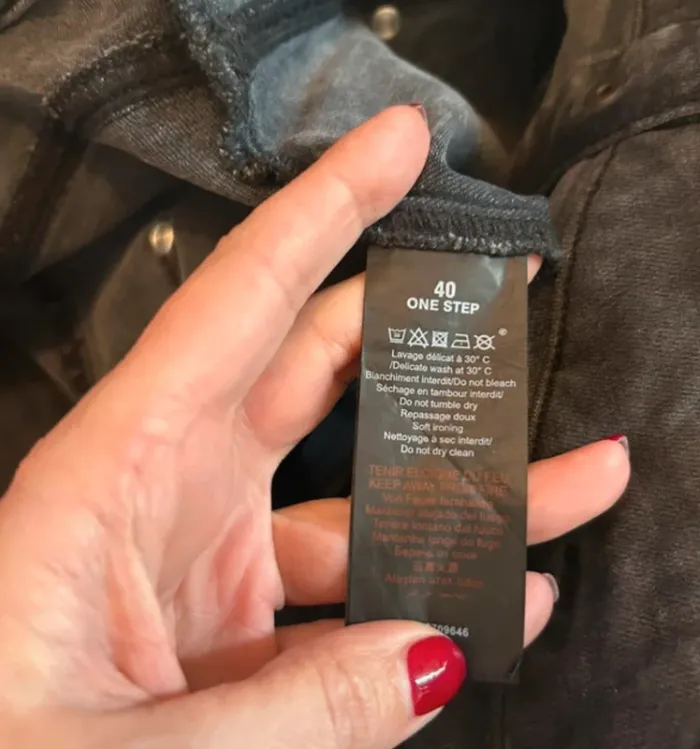One step jupe jeans grise femme, taille 40 Ceinture intégrée - photo numéro 4
