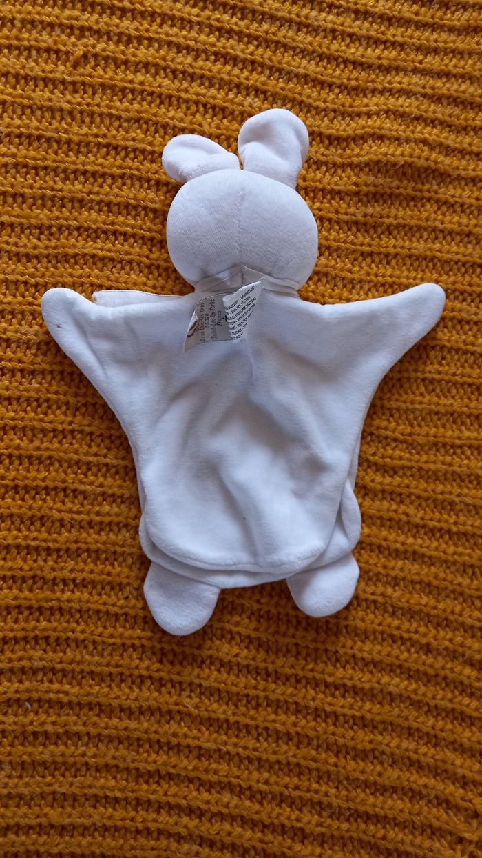 Doudou et compagnie Lapin marionnette Calidoux Nature - photo numéro 2