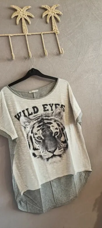 T shirt manches courtes gris - Gémo XL / 42 