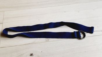 Accessoire garçon ceinture bleue marine 80 x 3 cm