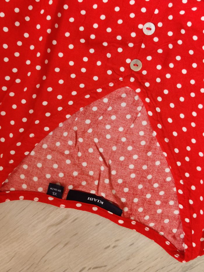 Ensemble pantalon slim jegging taille haute et top à pois Jennyfer Kiabi Taille 34-XS - photo numéro 5