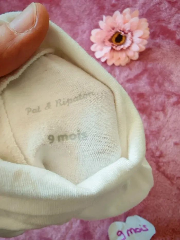 Sous pull blanc cœur - photo numéro 3