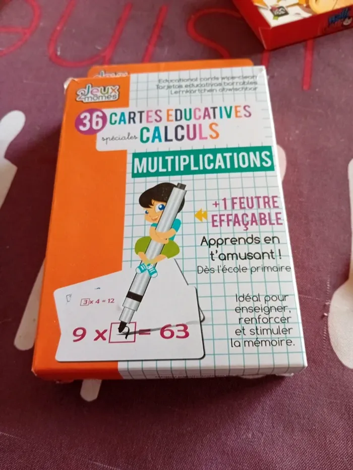 carte de multiplication - photo numéro 2