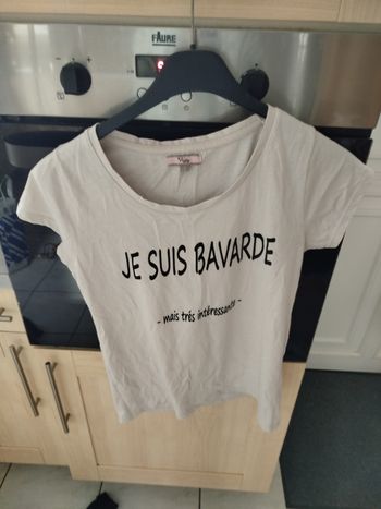 Tee shirt creme