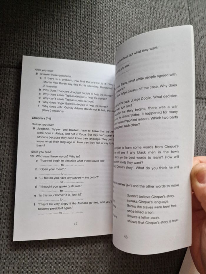 Livre en anglais "Amistad" - photo numéro 7