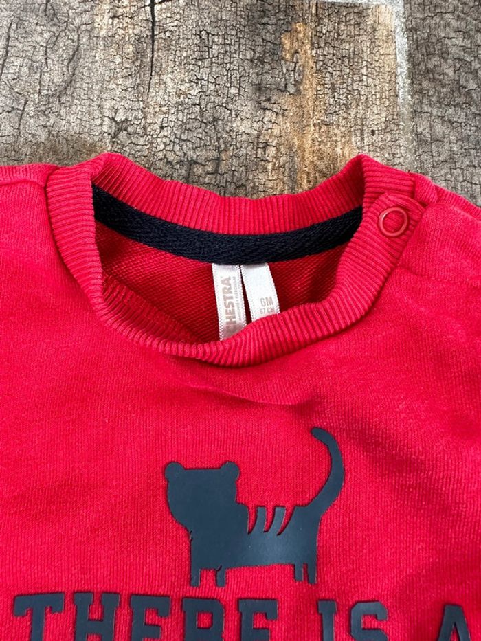 Pull rouge bébé - photo numéro 2