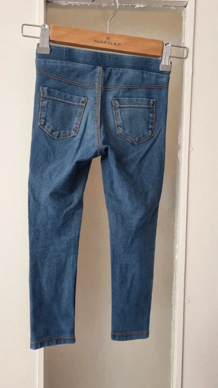 Jeggings bleu taille 5 ans kiabi - photo numéro 4