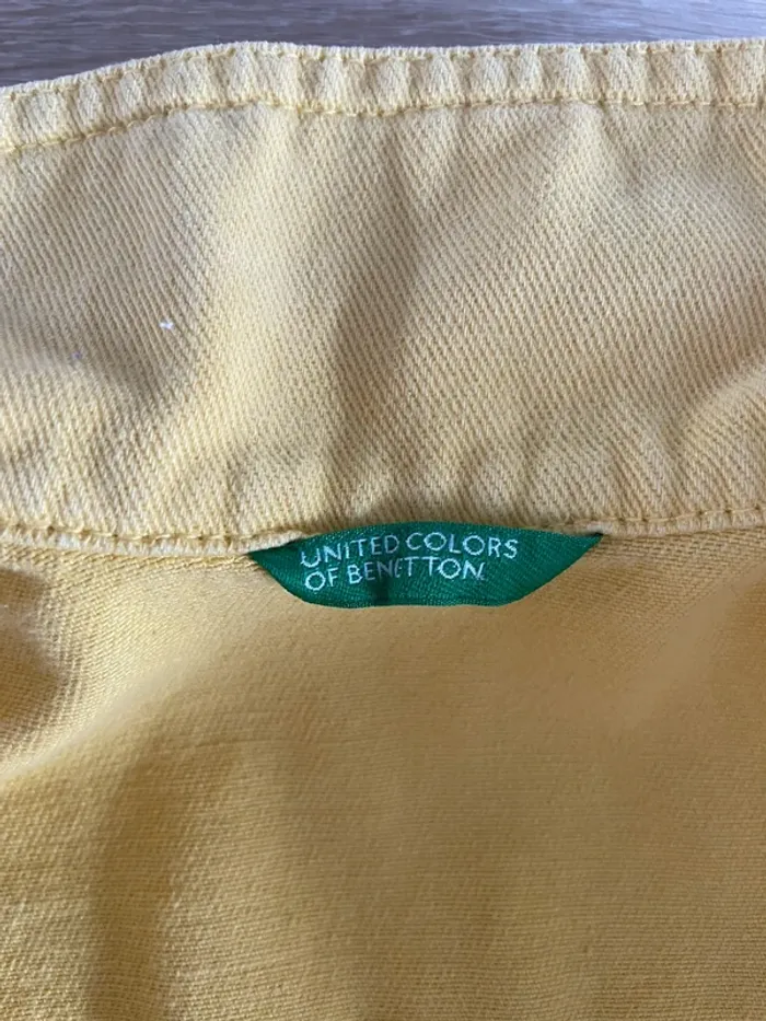 Veste jaune Benetton fille - photo numéro 5