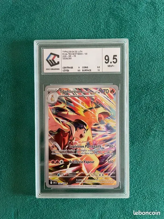 🔥 Typhlosion de Luth FR 190/182 CCC 9.5 – Rivalités destinées🔥 - photo numéro 1