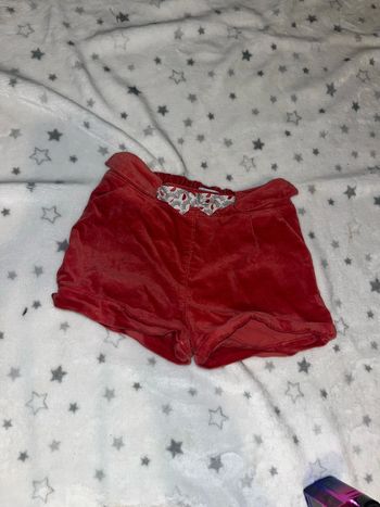 Short velours okaidi